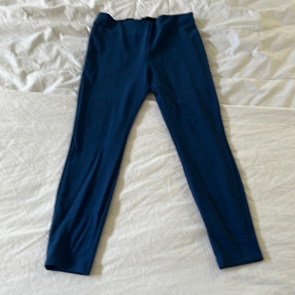 BOSTON PROPER Blue Pull On Leggings Pants Beyond Travel | medium - Picture 3 of 9